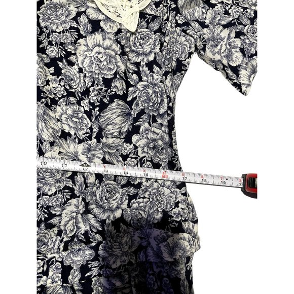 VINTAGE KATHIE LEE FOR PLAZA SOUTH DRESS SIZE 14 | U1 - Picture 5 of 7